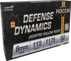 Fiocchi 9mm Luger 115gr Jhp - 50rd 20bx cs
