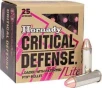 Hornady Critical Defense Lite - 9mm Luger 100gr Ftx 25rd 10b c