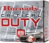Hornady Critical Duty 9mm - Luger  p 124gr 25rd 10bx cs