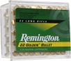 Remington 22lr 40gr Plated - Lead-rn High-vel 100rd 50bx cs