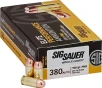 Sig 380 Acp 100gr Fmj - 50rd 20bx cs 