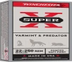Winchester Super-x 22-250 Rem - 55gr Psp 20rd 10bx cs