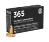 9MM  115GR  Elite Ball  365 FMJ