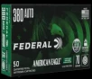 Federal AE380LF1 American Eagle  380 ACP 75 gr 50 Bx  10 Cs