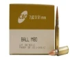 Magtech 762A Tactical Training  7 62x51mm NATO 147 gr Full Metal Jacket  FMJ  50 Bx  8 Cs