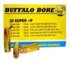 Buffalo Bore Ammunition 33B 20 Pistol  38 Super  P 124 gr Jacketed Hollow Point  JHP  20 Bx  12 Cs
