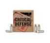 HORNADY CRITICAL DEFENSE AMO 30 SUPER CARRY 100GR FTX 20-RD   10 BOXES PER CASE  