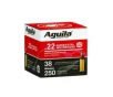 Aguila 1B221103 Standard High Velocity 22 LR 38 gr Copper Plated Hollow Point  CPHP  250 Bx  8 Cs