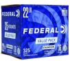 Federal 725 Value Pack  22 LR 36 gr Copper Plated Hollow Point  CPHP  325 Bx  10 Cs