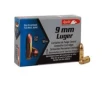 Aguila 1E092110 Pistol  9mm Luger 124 gr Full Metal Jacket  FMJ  50 Bx  20 Cs