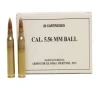 ARMS 50174 5 56 45 FMJ 55GR M193 20 50