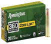 Remington Ammunition R27742 Core-Lokt 360Buckhammer 180gr Soft Point Core Lokt 20 Per Box 10 Case