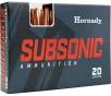 Hornady 82272 338ARC 307gr Sub X 20 Per Box 10 Case