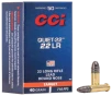 CCI 960 Quiet-22 22LR 40gr Lead Round Nose 50 Per Box 100 Case