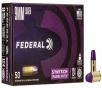 Federal AE9SJ4 Syntech Training Match 9mmLuger 124gr Total Syntech Jacket Flat Nose 50 Per Box 10 Case