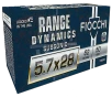 Fiocchi 57SUB62 Range Dynamics Subsonic 5 7x28mm 62gr Full Metal Jacket 50 Per Box 10 Case
