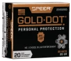Speer 23602GD Gold Dot Personal Protection 25ACP 35gr Hollow Point 20 Per Box 10 Case