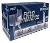 Fiocchi 204HVA Field Dynamics 204Ruger 32gr Hornady V Max 50 Per Box 20 Case