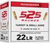 Winchester Ammo 22LR525HP USA 22LR 36gr Copper Plated Hollow Point 525 Per Box 10 Case  Bulk