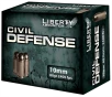 Liberty Ammunition LACD10032 Civil Defense 10mmAuto 60gr Lead Free Fragmenting Hollow Point 20 Per Box 50 Case