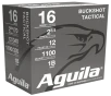 Aguila 1C1601BA Buckshot High Velocity 16Gauge 2 75  1 1 8oz 1Buck Shot 25 Per Box 10 Case