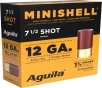 Aguila 1CHB1387 Minishell 12Gauge 1 75  5 8oz 7 5Shot 25 Per Box 10 Case