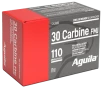 Aguila 1E302110 Target   Range 30Carbine 110gr Full Metal Jacket 50 Per Box 20 Case
