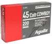 Aguila 1E454319 Cowboy Action 45Colt 200gr Soft Point 50 Per Box 10 Case