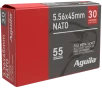 Aguila 1E556155 5 56x45mm NATO 55 gr Full Metal Jacket 450 Per Box 5 Case