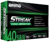 Ammo Inc 40180TMCSTRKGRN50 Streak Visual  GREEN  40S W 180gr Total Metal Case 50 Per Box 20 Case