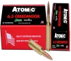 Atomic Ammunition 00404 Rifle Match 6 5Creedmoor 142gr Hollow Point Match 20 Per Box 10 Case