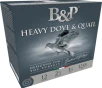 B P Ammunition 12B18D9 Heavy Dove   Quail 12Gauge 2 75  1 1 8oz 9Shot 25 Per Box 10 Case