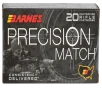 Barnes Bullets 30166 Precision Match 6 5Creedmoor 140gr Open Tip Match Boat Tail 20 Per Box 10 Case