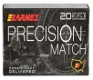 Barnes Bullets 30814 Precision Match 6mmCreedmoor 112gr Open Tip Match Boat Tail 20 Per Box 10 Case