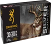 Browning Ammo B192630301 Silver 30-30Win 170gr Plated Soft Point 20 Per Box 10 Case
