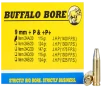 Buffalo Bore Ammunition 24A20 Personal Defense Strictly Business 9mmLuger  P  115gr Jacket Hollow Point 20 Per Box 12 Case