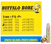 Buffalo Bore Ammunition 24C20 Personal Defense Strictly Business 9mmLuger  P  147gr Jacket Hollow Point 20 Per Box 12 Case