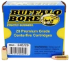Buffalo Bore Ammunition 24E20 Personal Defense Strictly Business 9mmLuger  P 124gr Jacket Hollow Point 20 Per Box 12 Case