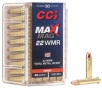 CCI 0023 Maxi-Mag Rimfire 22WMR 40gr Total Metal Jacket 50 Per Box 40 Case