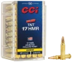 CCI 0053 TNT 17HMR 17gr Jacketeded Hollow Point 50 Per Box 40 Case