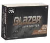 CCI 5221 Blazer Brass Handgun 10mmAuto 180gr Full Metal Jacket 50 Per Box 20 Case