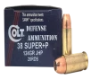 DoubleTap Ammunition 38SU124CT Doubletap Defense 38Super P 124gr Jacket Hollow Point 20 Per Box 10 Case