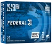 Federal AE22250G American Eagle Varmint   Predator 22-250Rem 50gr Jacketed Hollow Point 20 Per Box 10 Case