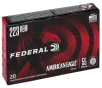 Federal AE223 American Eagle Rifle 223Rem 55gr Full Metal Jacket Boat Tail 20 Per Box 25 Case