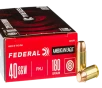 Federal C40180A400 Champion Training 40S W 180gr Full Metal Jacket 400 Per Box 1 Case  Loose