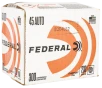 Federal C45230A300 Champion Training 45ACP 230gr Full Metal Jacket 300 Per Box 1 Case  Loose
