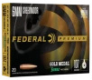 Federal GM6CRDM1 Premium Gold Medal 6mmCreedmoor 107gr Sierra MatchKing BTHP 20 Per Box 10 Case