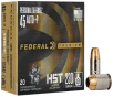 Federal P45HST1S Premium Personal Defense 45ACP P 230gr HST Jacketed Hollow Point 20 Per Box 10 Case