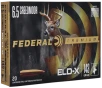 Federal P65CRDELDX1 Premium ELD-X 6 5Creedmoor 143gr 20 Per Box 10 Case