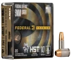 Federal P9HST2S Premium Personal Defense 9mmLuger 147gr HST Jacketed Hollow Point 20 Per Box 10 Case